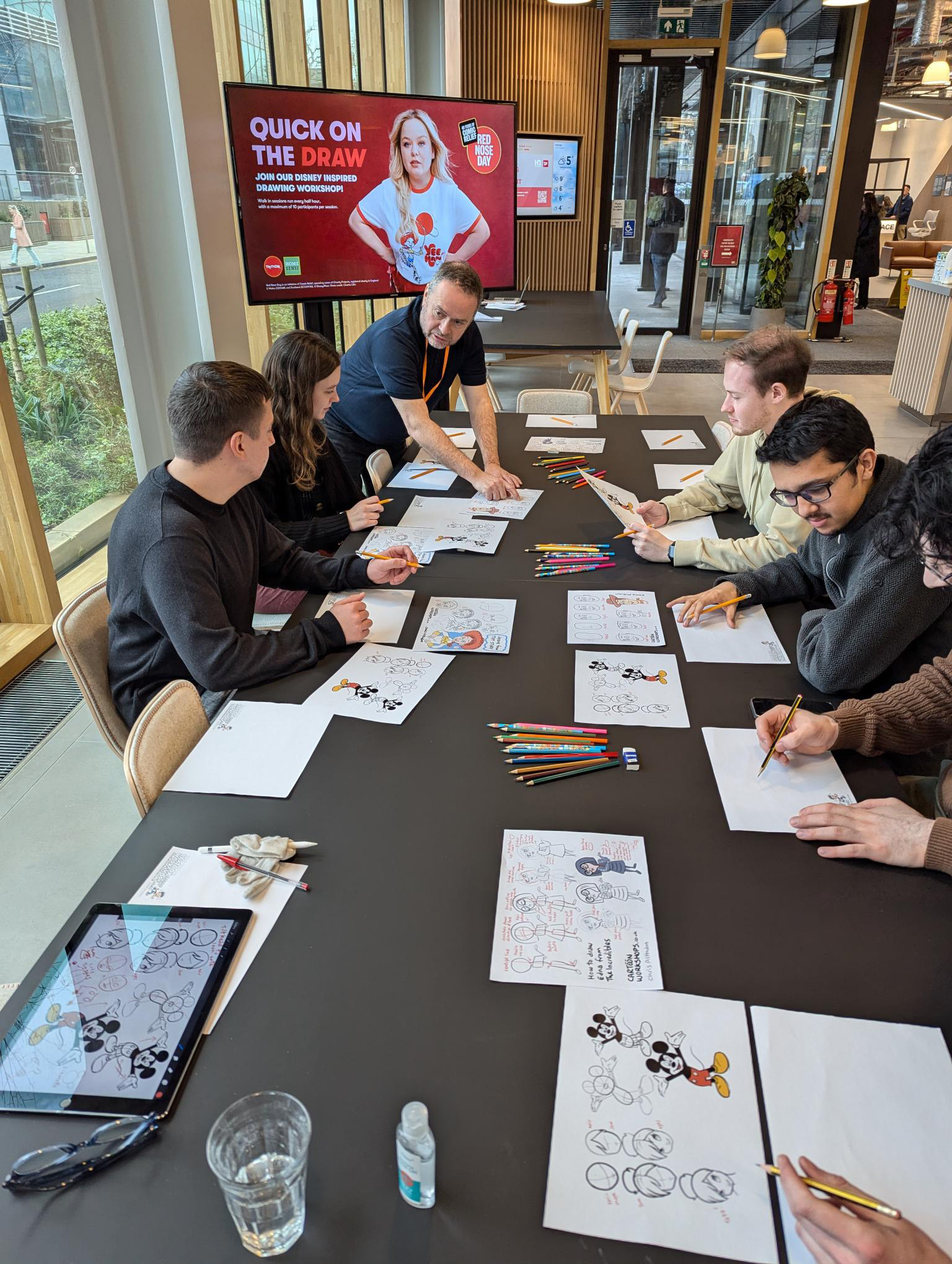 In School Workshops - Commercial Cartoonist