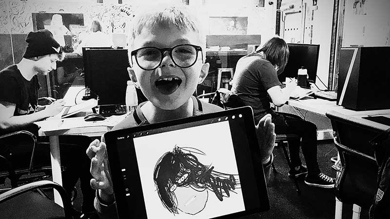 In School Workshops - Cartoon Drawing Lessons - All ages and abilities