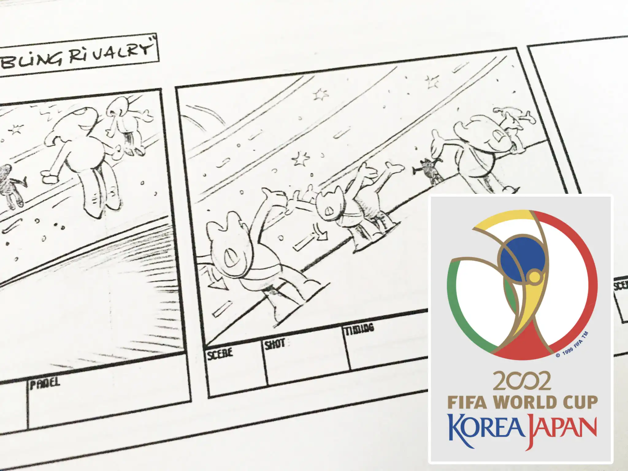 In School Workshops - FIFA Wolrd Cup 2002 Spheriks Nascot Storyboard